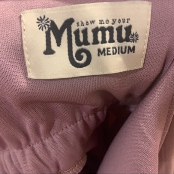 Show Me Your Mumu, Caitlyn Ruffle Maxi Dress, size Medium, long and unaltered. - Picture 5 of 6